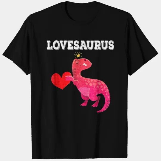 LOVESAURUS Funny T Rex Dinosaur T-shirt