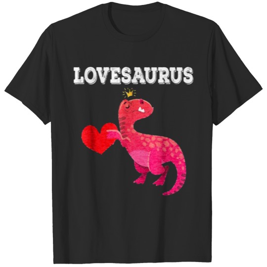 Discover LOVESAURUS Funny T Rex Dinosaur T-shirt