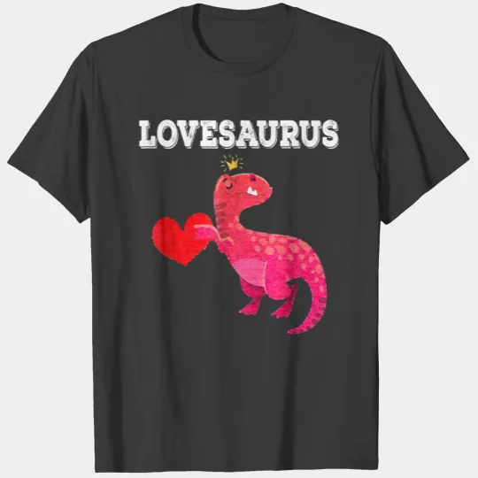 LOVESAURUS Funny T Rex Dinosaur T-shirt