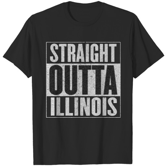 Discover STRAIGHT OUTTA ILLINOIS T-shirt