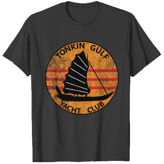 Tonkin Gulf Yacht Club 7Th Fleet Vietnam Patch Lon T-shirt