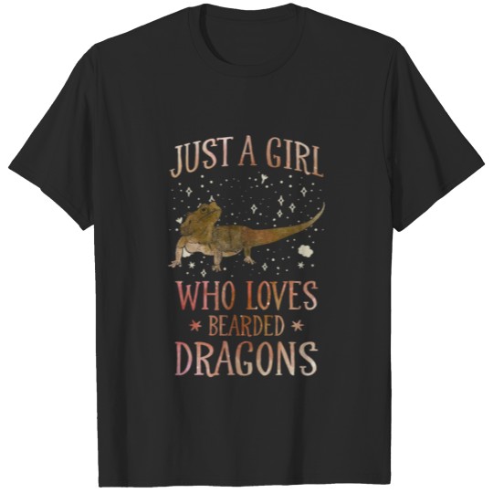 Bearded Dragon Lizard Saying Funny Girl T-shirt