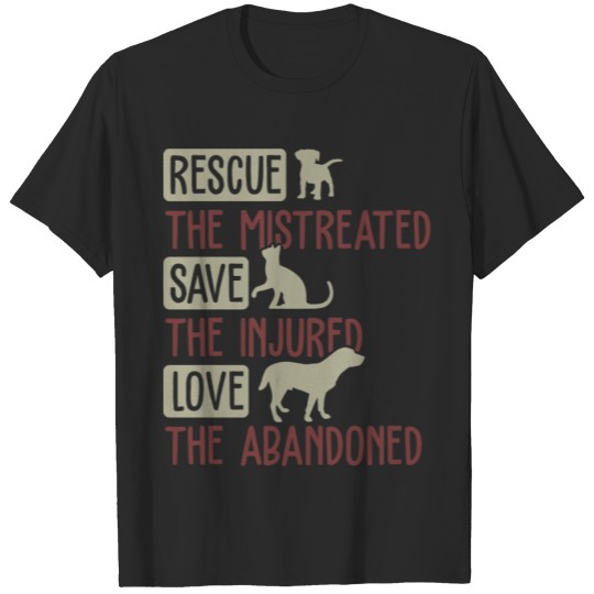 Discover Dogs animal welfare saying dog walker gift T-shirt