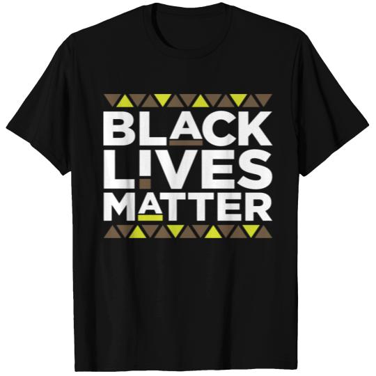 Black Lives Matter Afrocentric Design T-shirt