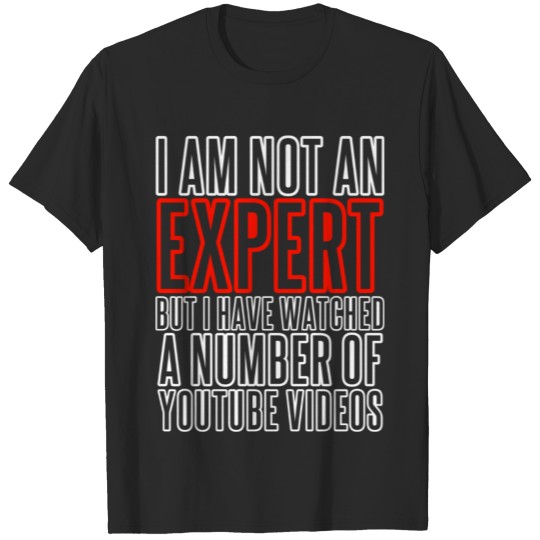 Discover Expert Youtube T-shirt