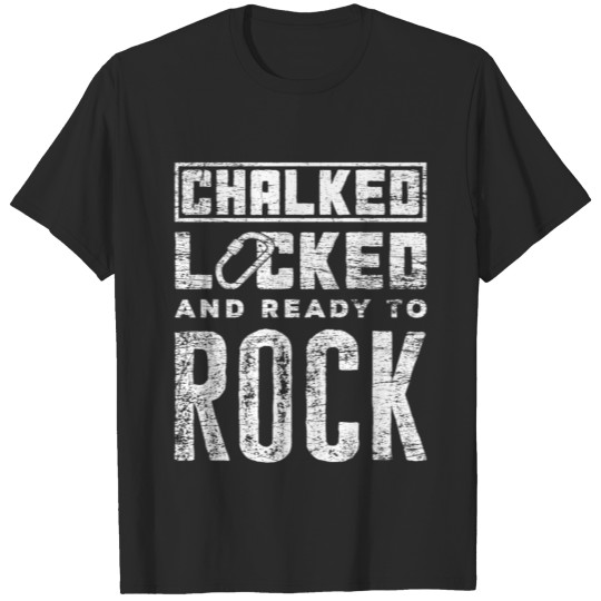 Discover Climbing Rock Climber Gift T-shirt