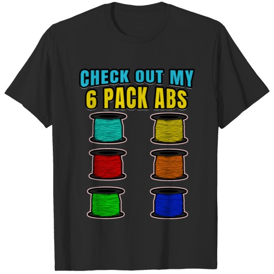 Discover Check Out My 6 Pack Abs 3d Printing T-shirt
