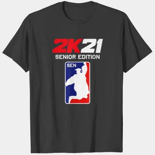 Class of 2021 Senior Year Gamer Style Graduating T-shirt