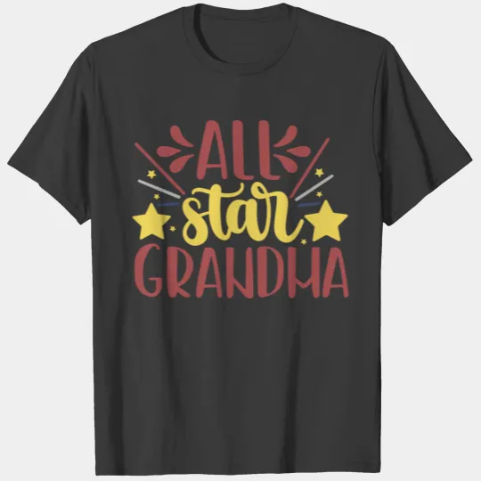 all star grandma T-shirt