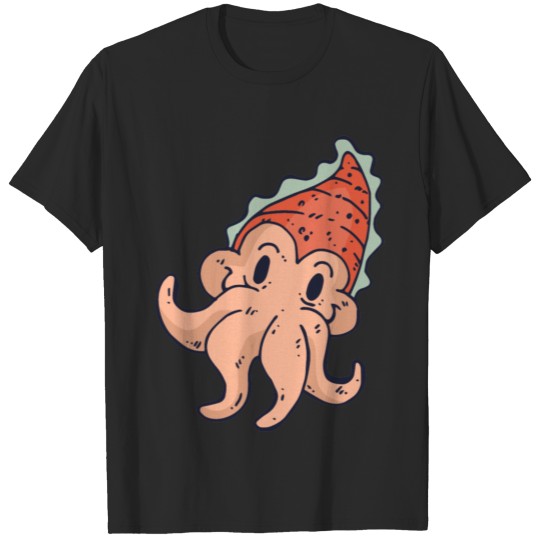 Discover Octopus Squid Water Animal T-shirt