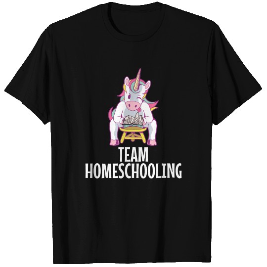 Homeschooling School Kid Unicorn Student Gift T-shirt