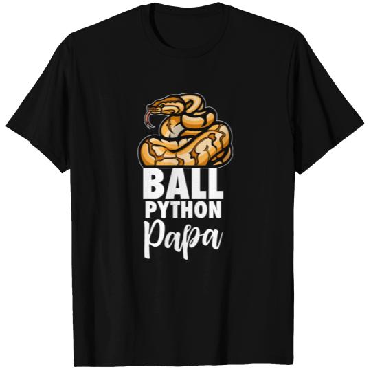 Ball Python Papa Ball Python Gift Snake Reptile T-shirt