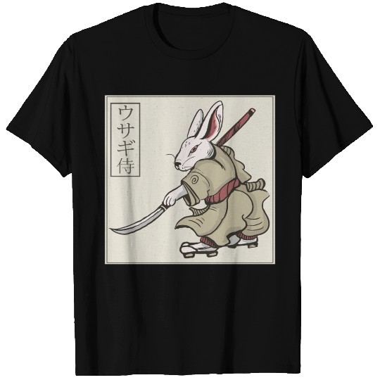 rabbit samurai T-shirt