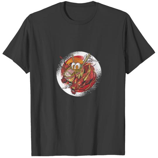 Chinese Cuisine Dragon Noodles Chinese Food Lover T-shirt