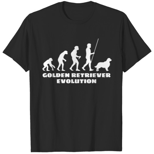 Discover Golden Retriever Evolution T-shirt