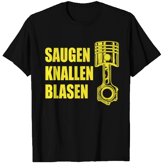 Suck pop blow carfans gift mechanic T-shirt