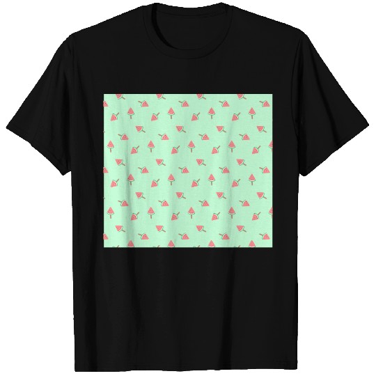 Mini Watermelon Ice cream Pattern T-shirt