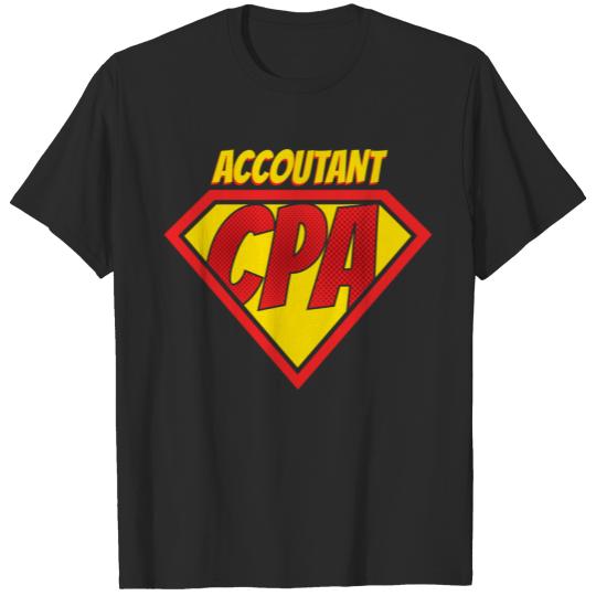 Discover Accountant Cpa Super Tax Adviser T-shirt