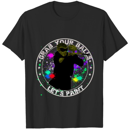 Discover Paintball Team Shooting Sport Paintballing T-shirt
