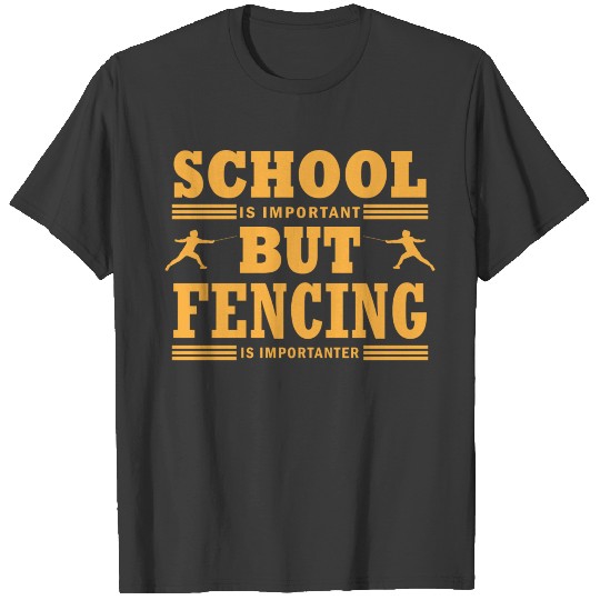 School fencing gift fencer sport T-shirt