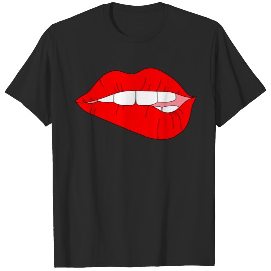 Discover Red Lips, Red Lipstick Gift For Woman, Girl Shirt T-shirt