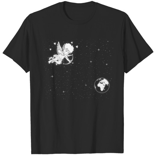 Discover Cupid aims at the earth T-shirt