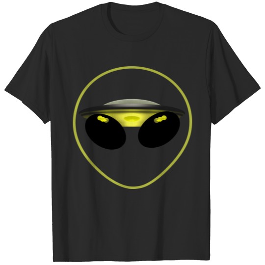 alien face T-shirt