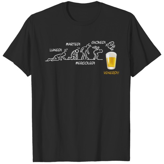 Discover Beer-volution (scuro) T-shirt