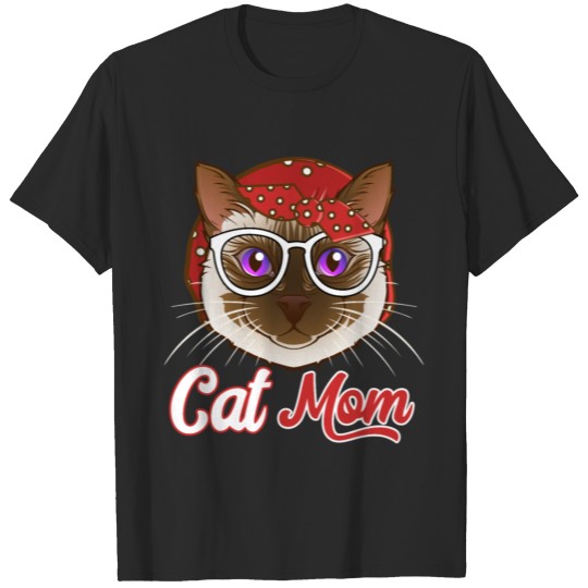 Cat Mom Funny Cat Mother Gift T-shirt