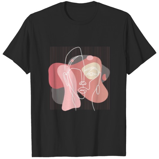 Abstract Woman Face T-shirt