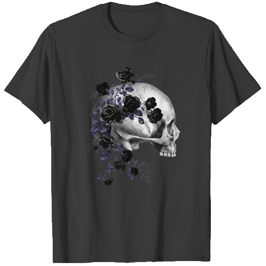 Discover Gothik raven goth skull death skull punk dark T-shirt