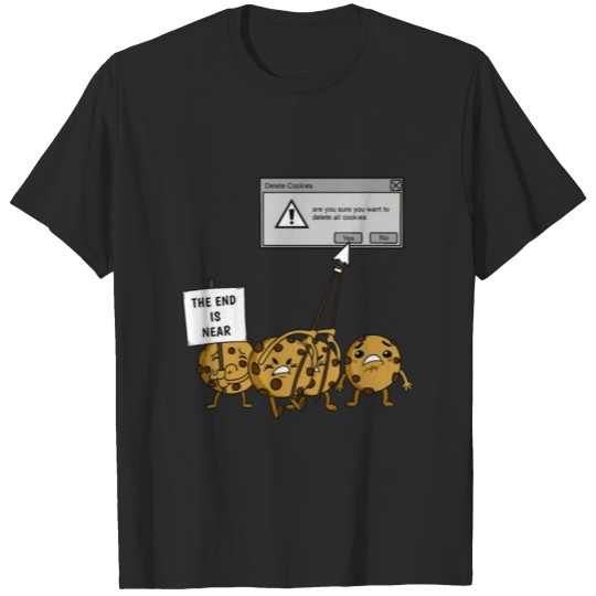 Delete All Cookies Funny Computer Programmer T-shirt