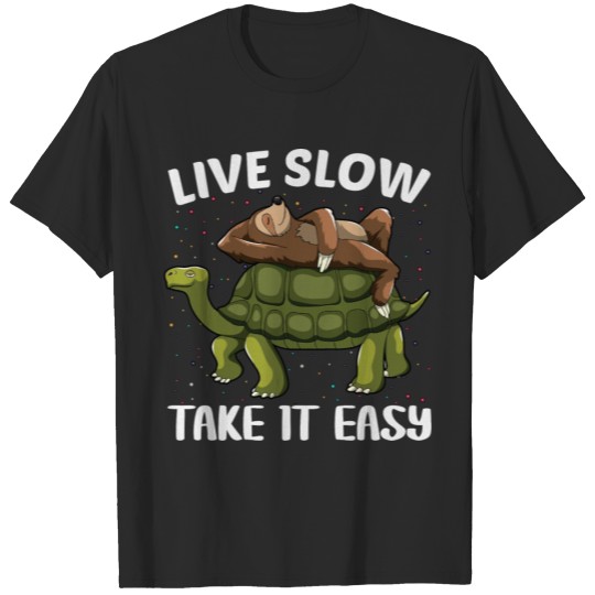 Discover Sloth Funny Gift Idea Sayings Animal Zoo T-shirt