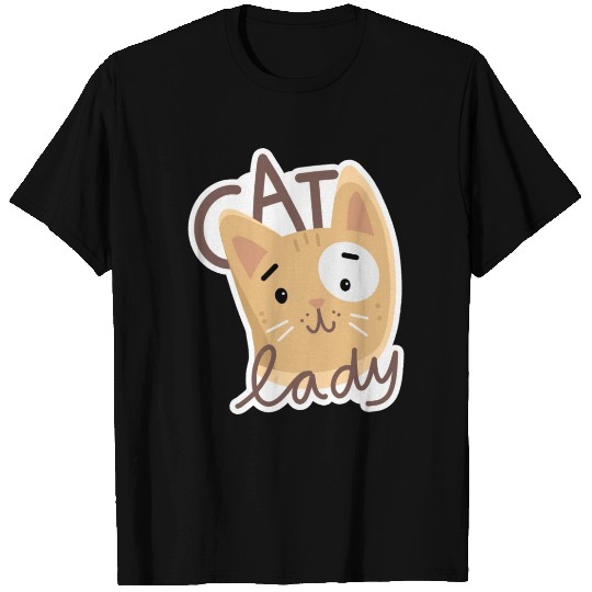 Meow cute Cat Lady T-shirt