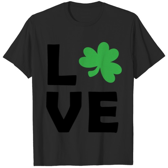 Discover LOVE SHAMROCK ST.PATRICK'S DAY DESIGN T-shirt