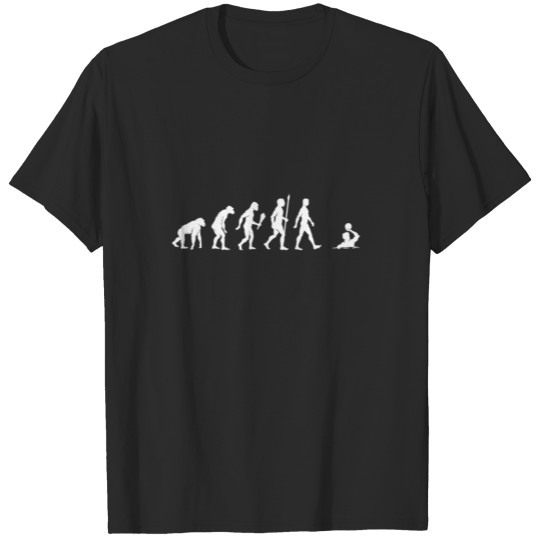 Discover Funny Water Polo Evolution Water Polo Player Gift T-shirt