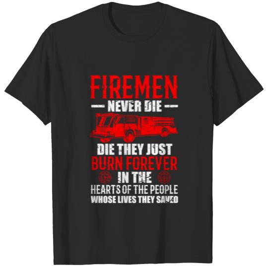 Discover Firefighter Packed Support Gifts Fire Department T-shirt