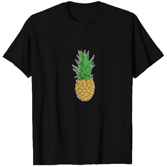Pineapple hand drawn fruits summer T-shirt