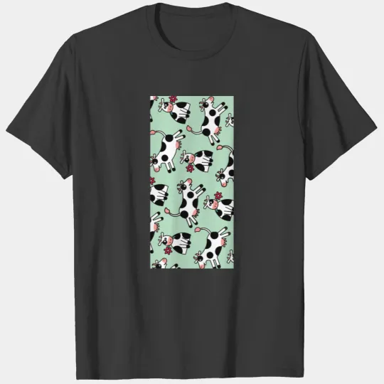 Lolailo 22 Flower Power Cow T-shirt