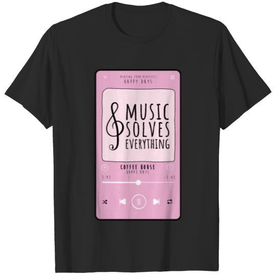 Discover Music Solves Everything T-shirt