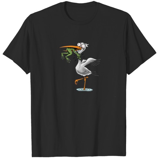 Discover A frog and a swan T-shirt