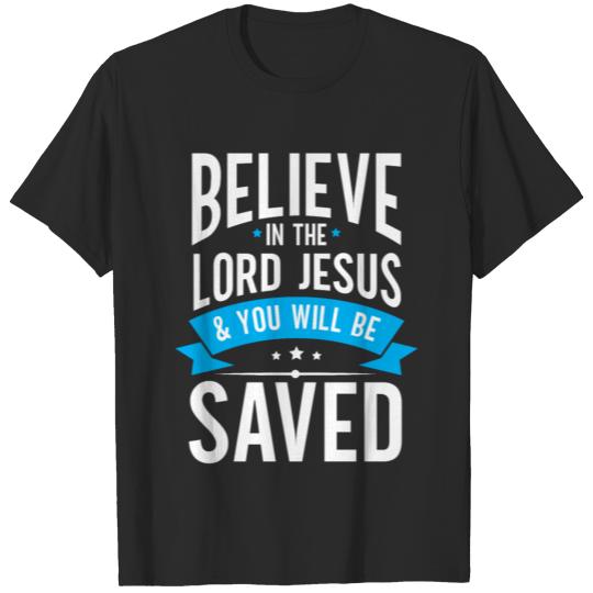 Faith Jesus Cross Church Religion Birthday Idea T-shirt