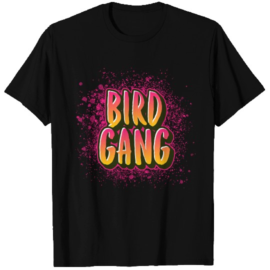 Logo "Bird Gang" in graffiti style T-shirt
