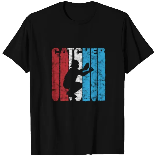 Retro Baseball Catcher Apparel T-shirt
