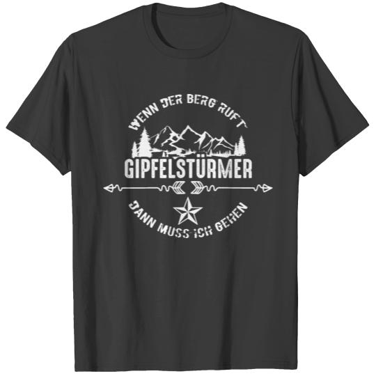 Discover Gipfelstürmer Berg Geschenk wandern Geschenkidee T-shirt
