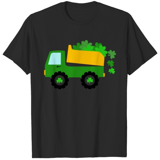 Discover Shamrock Irish Clover Truck St. Patrick's Day T-shirt