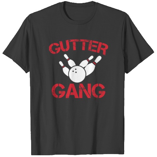 Bowling Gutter Funny Bowler T-shirt
