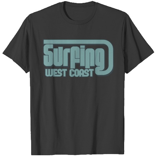 Surfing west coast T-shirt