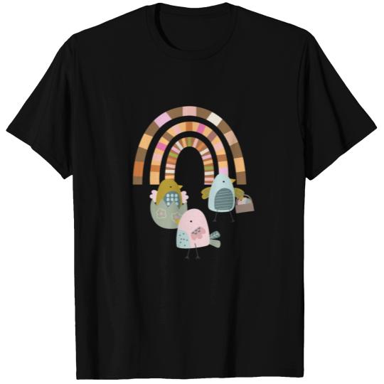 Easter easter bunny flower butterflies T-shirt