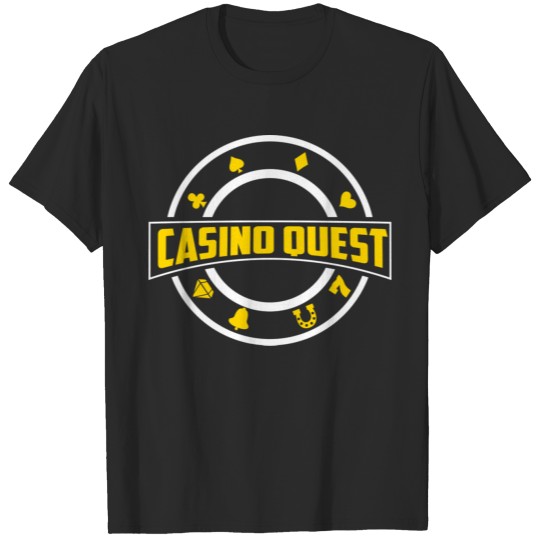 Discover Casino Quest Circle of Casino Life T-shirt